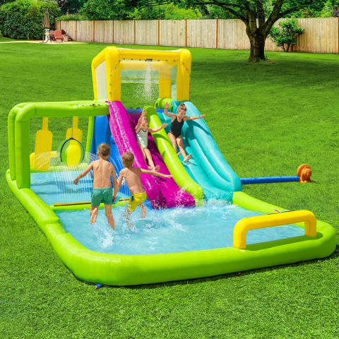 Splash Course parco giochi acquatico gonfiabile per bambini a ostacoli Bestway 53387