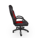 Sedia gaming ufficio ergonomica sportiva altezza regolabile similpelle Le Mans Fire