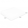 Materasso matrimoniale molle insacchettate memory gel 25 cm 160x190cm Veradea Scelta