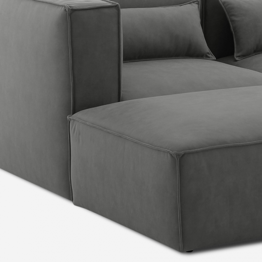 Duokubò: il pouf rettangolare rigido modulare di Sofa Soft - Be Soft on  Your Sofa