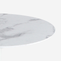 tavolo rotondo effetto marmo 80cm sala da pranzo ristorante Tulipan murmar 80 Modello