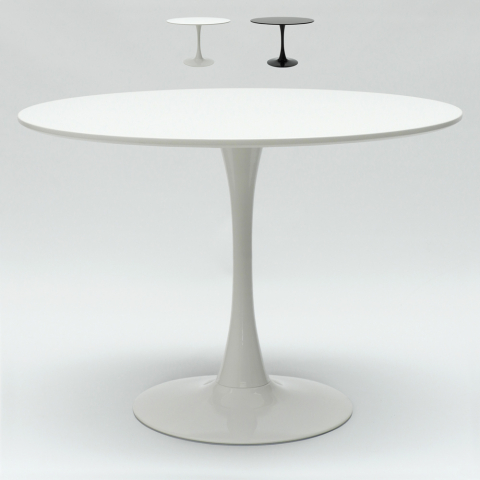 tavolo rotondo 100cm bar cucina sala da pranzo design moderno scandinavo Tulipan Promozione