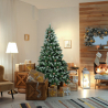 Albero di Natale artificiale addobbato con decorazioni 120 cm Ottawa