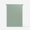 Box lamiera giardino zincata metallo verde casetta utensili Amalfi NATURE 143X89x186cm
