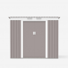 Box lamiera zincata resistente preverniciata grigio casetta giardino Alps 201x121x176cm Catalogo