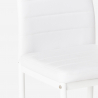 set tavolo design Tulipan bianco rotondo 80cm 4 sedie moderno similpelle vogue Caratteristiche