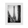 Stampa quadro fotografia Parigi bianco nero 40x50cm Variety Eiffel Vendita