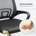 Sedia ufficio ergonomica con supporto lombare tessuto traspirante Officium Scelta