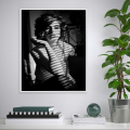 Stampa fotografia soggetto femminile quadro bianco e nero 40x50cm Variety Wahine Promozione