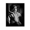 Stampa fotografia soggetto femminile quadro bianco e nero 40x50cm Variety Wahine Vendita