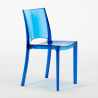 Sedie trasparenti per cucina bar e ristorante impilabile B-Side Grand Soleil Stock