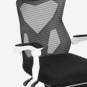 Sedia poltrona gaming design futuristico ergonomica traspirante poggiapiedi Gordian Plus Misure
