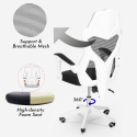 Sedia poltrona gaming ergonomica traspirante design futuristico Gordian Catalogo