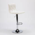 Sgabello per cucina e bar trapuntato Chesterfield in similpelle Design Honolulu Costo