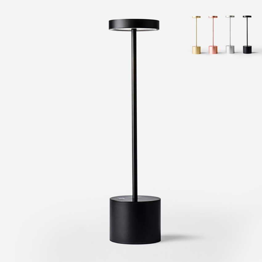 Gunther lampada da tavolo senza fili LED design moderno casa ristorante