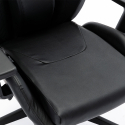 Sedia gaming ergonomica similpelle nero sportiva regolabile Portimao Prezzo