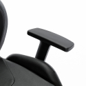 Sedia gaming ergonomica similpelle nero sportiva regolabile Portimao Costo
