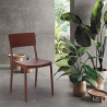 Sedia in polipropilene design moderno per cucina bar ristorante giardino Liner Stock