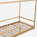 Lettino montessori letto per bambini casetta in legno 80x160cm Husty Scelta