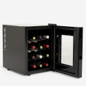 Cantinetta frigo per vino 12 bottiglie singola zona LED Bacchus XII