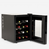 Cantinetta frigo per vino 12 bottiglie singola zona LED Bacchus XII