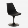 set tavolo rotondo 90cm 3 sedie stile Tulipan design moderno scandinavo ellis Caratteristiche