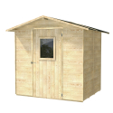 Casetta in legno da giardino rimessa box per attrezzi Vaniglia 200x207 Offerta