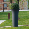 Vaso per piante alto Ø 48 x 85cm rotondo portavasi design terrazzo giardino Flos