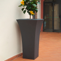 Vaso per piante alto 85cm portavasi design quadrato terrazzo giardino Patio Catalogo
