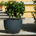 Vaso design rotondo per piante Ø 60cm giardino balcone terrazzo Orione Stock