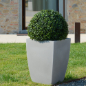 Vaso alto 50cm portavasi design quadrato soggiorno giardino terrazzo Hydrus Modello
