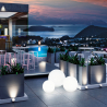 Lampada design a sfera LED Ø 40cm per esterno giardino bar ristorante Sirio