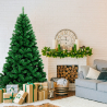 Albero di Natale classico artificiale verde in PVC 180cm Stockholm Vendita