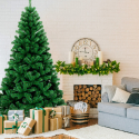 Albero di Natale alto 240cm verde classico folto e realistico Helsinki Vendita