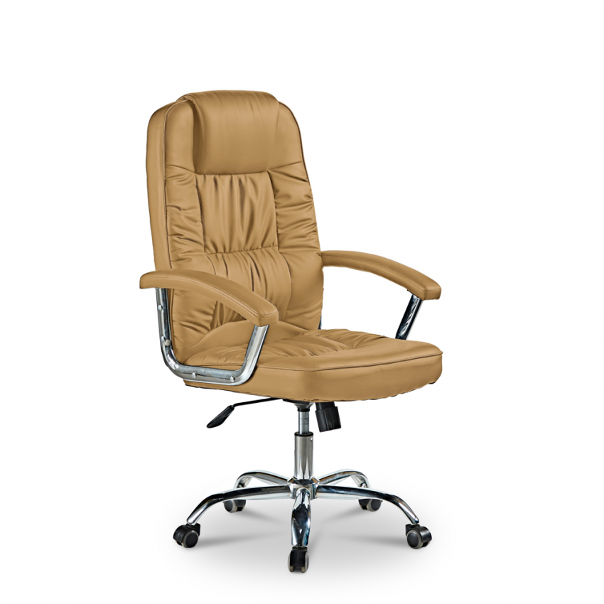 Commodus Coffee poltrona sedia per ufficio ergonomica imbottita in  similpelle