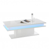 Tavolino da caffè salotto moderno con luce LED RGB 100x55cm Little Big Acquisto