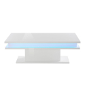 Tavolino da caffè salotto moderno con luce LED RGB 100x55cm Little Big Costo
