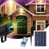 Proiettore Luce Laser Led Natale Facciata Christmas con Pannello Solare