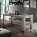 Tavolo allungabile 90x140-190 grigio per sala da pranzo soggiorno Jesi Stone Promozione