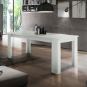 Tavolo allungabile legno bianco 90x140-190 soggiorno sala da pranzo Jesi Hout Promozione