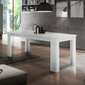 Tavolo allungabile legno bianco 90x140-190 soggiorno sala da pranzo Jesi Hout Promozione