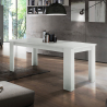 Tavolo allungabile legno bianco 90x140-190 soggiorno sala da pranzo Jesi Hout Promozione