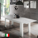 Tavolo allungabile legno bianco 90x140-190 soggiorno sala da pranzo Jesi Hout Vendita