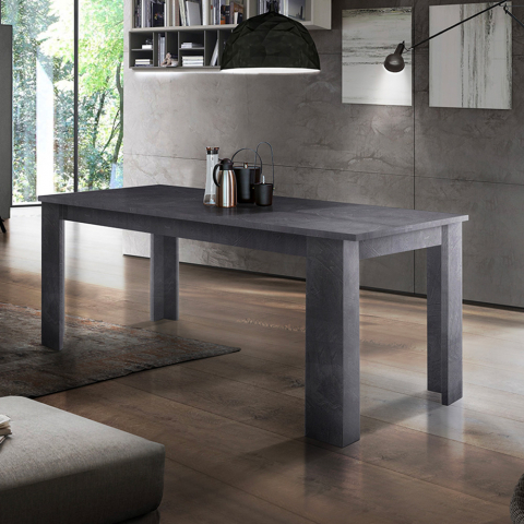 Tavolo da pranzo allungabile 90x140-190cm ardesia soggiorno Jesi Mile Promozione