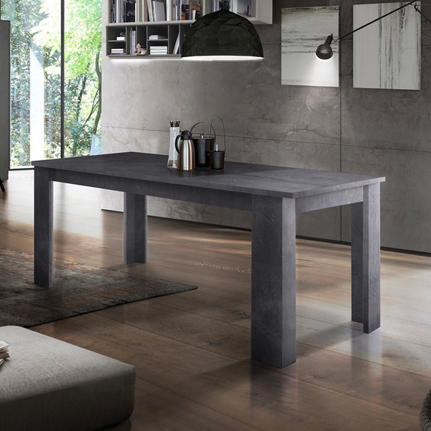 Tavolo da pranzo allungabile 90x140-190cm ardesia soggiorno Jesi Mile Promozione