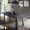 Tavolo da pranzo allungabile 90x140-190cm ardesia soggiorno Jesi Mile Offerta