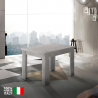 Tavolo da pranzo design moderno allungabile a libro 90x90-180 Jesi Raw Offerta