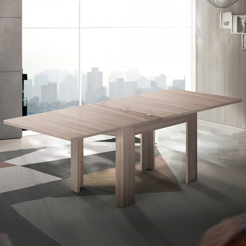 Volantis Noix tavolo da pranzo 90x130-234cm moderno allungabile legno