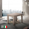 Tavolo da pranzo in legno allungabile a libro 90x90-180cm Jesi One Offerta