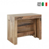Tavolo da pranzo consolle in legno allungabile 90x51-300cm Pratika Wood Vendita